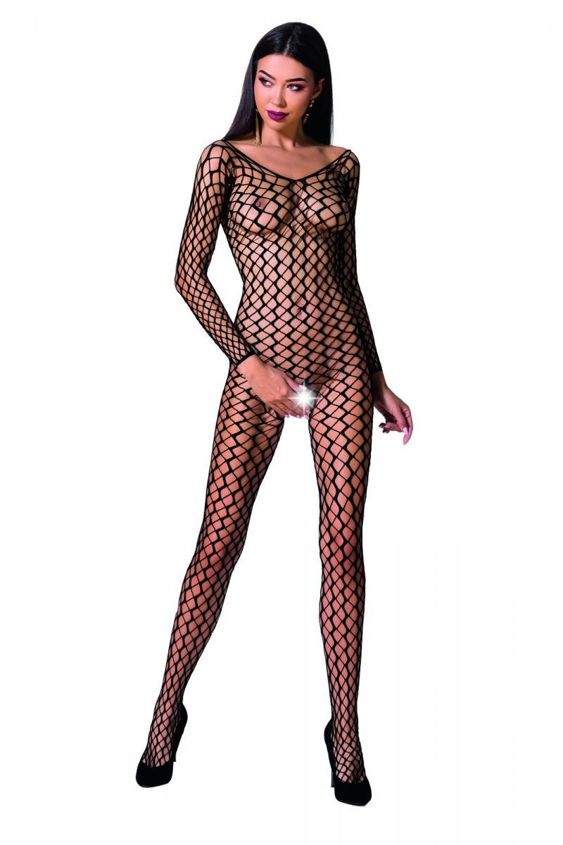 schwarzer ouvert Bodystocking BS068 von Passion schwarzer ouvert Bodystocking BS068 von Passion